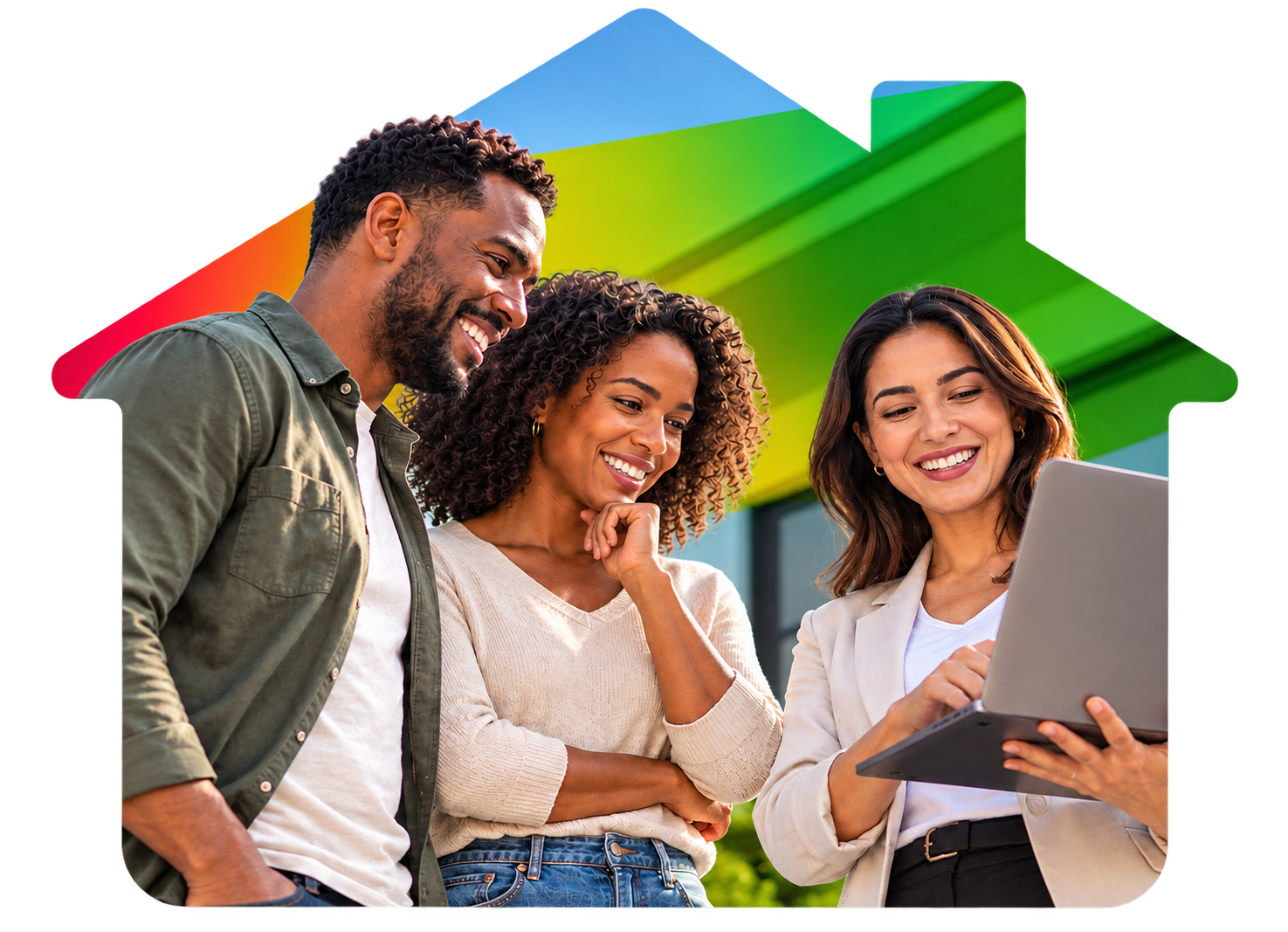 Renters reviewing their RentReport options