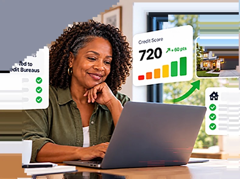 RentReport helping a renter build credit